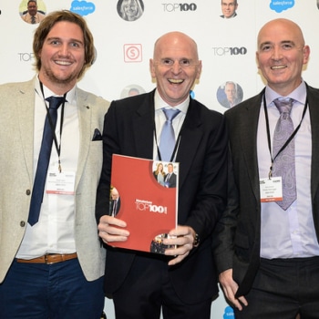 2017 Stuart Talbot, Mark Wingfield & Gary Surman receiving The Manufacturer Top 100 awards