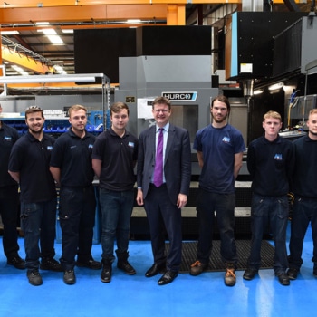 2018 - We hosted Business Secretary Greg Clark, pictured with apprentices