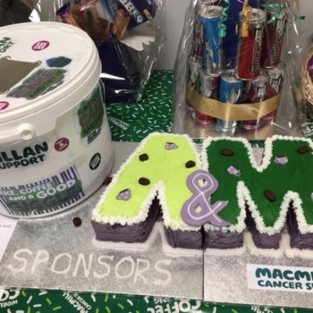 2019 - Cake for Macmillan fundraising event 2019 Cake for Macmillan fundraising event.